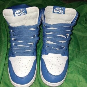 Nike AJ1 high OG True blue size 7 youth